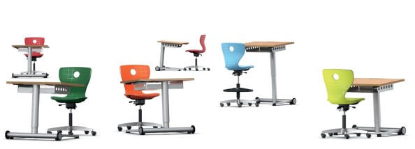 Vs Sitandstand Height Adjustable Sit At Stand At School Table